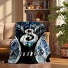 New Zealand Paua Custom Flannel Blankets Soft Warm Cozy Throws for Home Decor Holiday Gifts