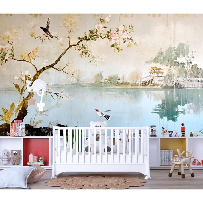 Eastern Scenery tapestry 75x100 чёрный
