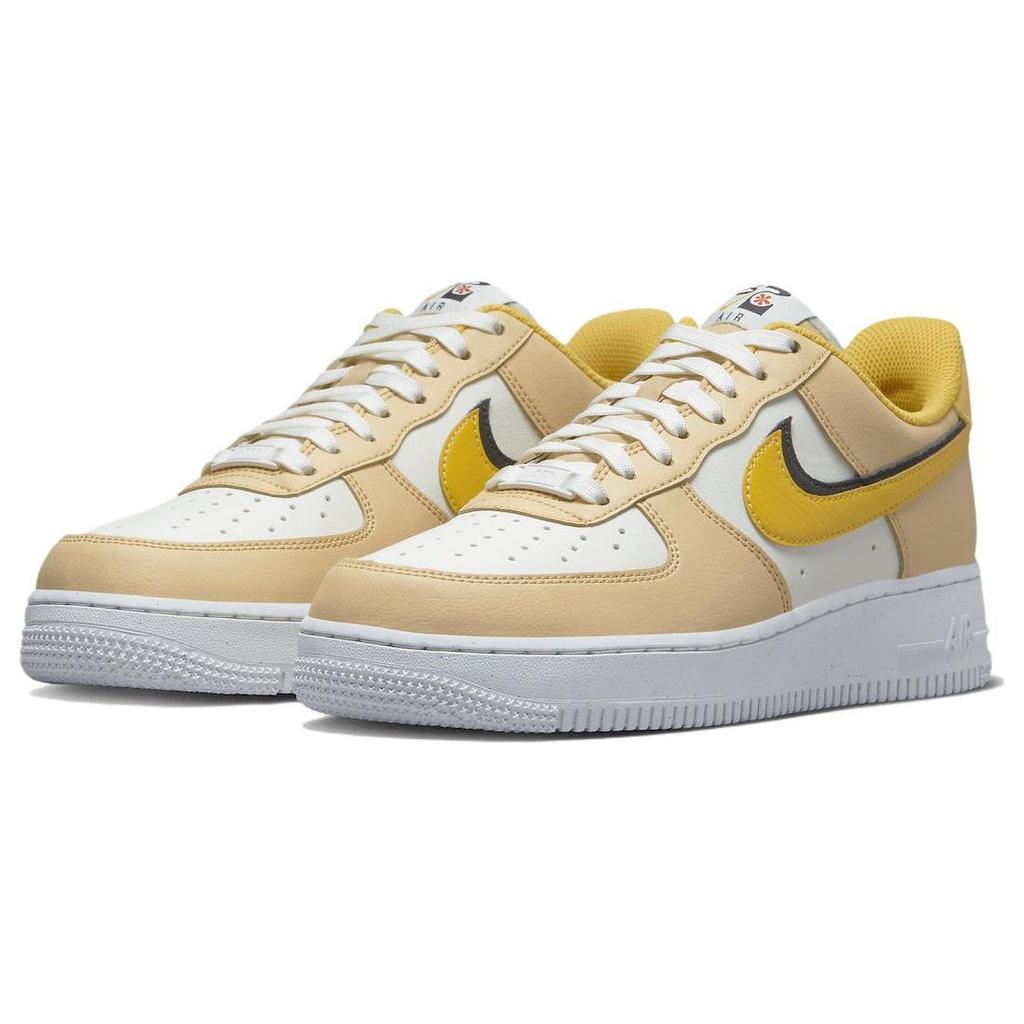 Nike Dámské tenisky Air Force 1 07 LX 82 - Sail Yellow Ochre - Bílé DX6065-171