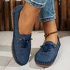 Women's Single Shoes, Outdoor Casual Walking Shoes, Leather Loafers, Mother's Shoes