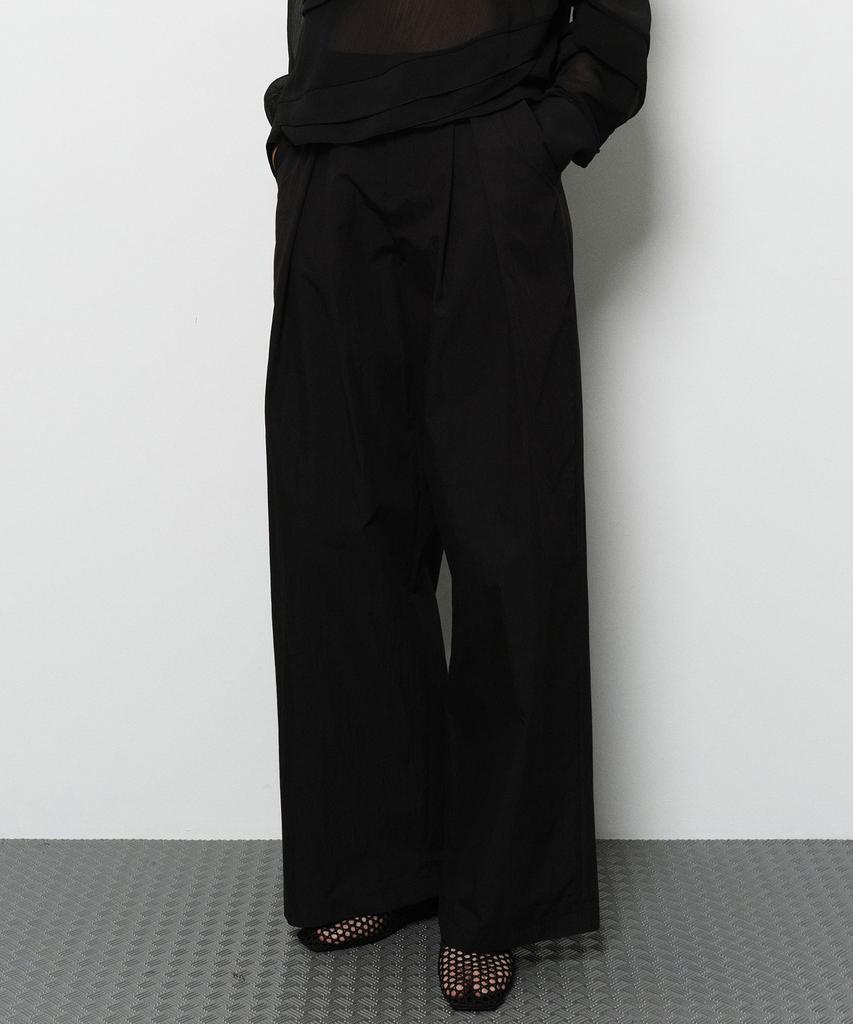 Daiaegeuneol Rustle Wide Trousers (Black)
