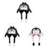 Penguin Plush Beanie Cap For Winter Outdoor Cold Weather Protection