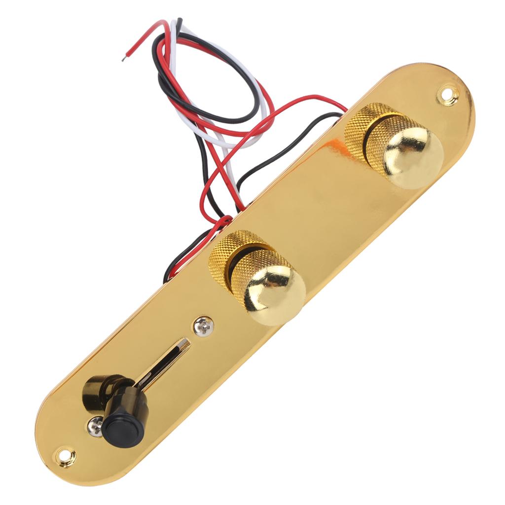 Guitar Control Plate Metal for TL Chrome Plated Prewired Circuit Board Replacement Accessories