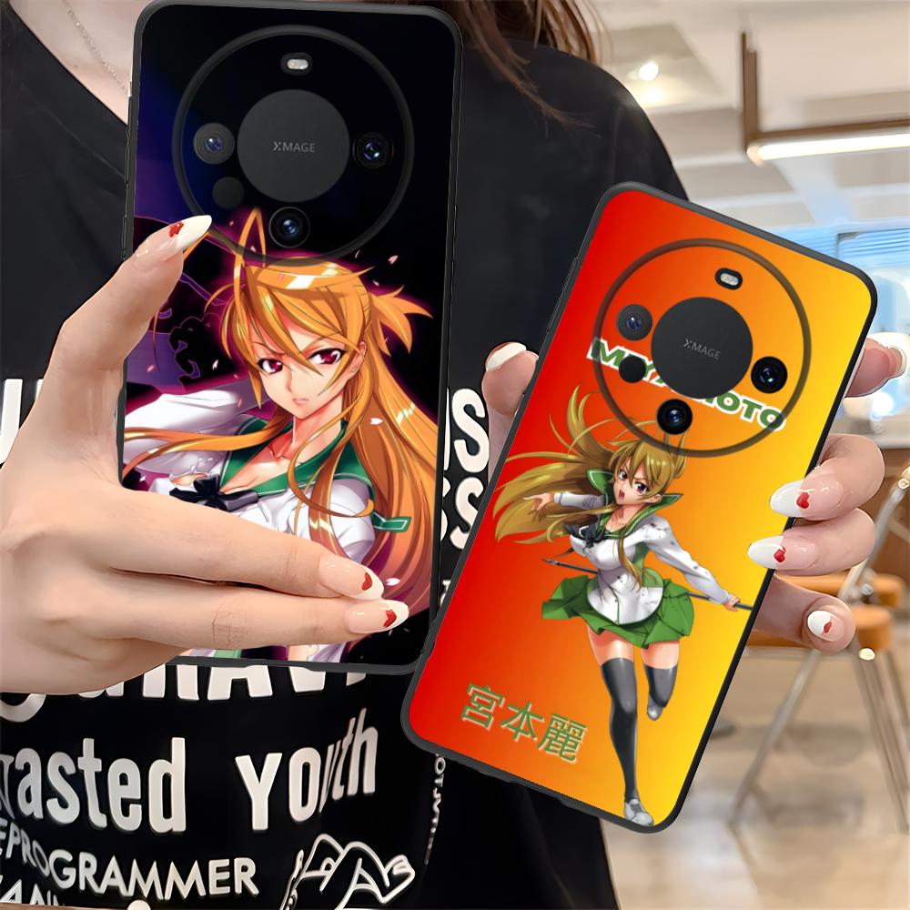 Highschool Rei Miyamoto Phone Case for Huawei Mate 60 50 40 30 20 10 Pro Plus Lite E 5G Colorful Printing Cover Luxury Cover