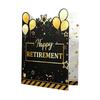 Blessing Card Retirement Card with Shape Bright Color Extra Guest Book for Retirement Party Decoration Unique for Retirement