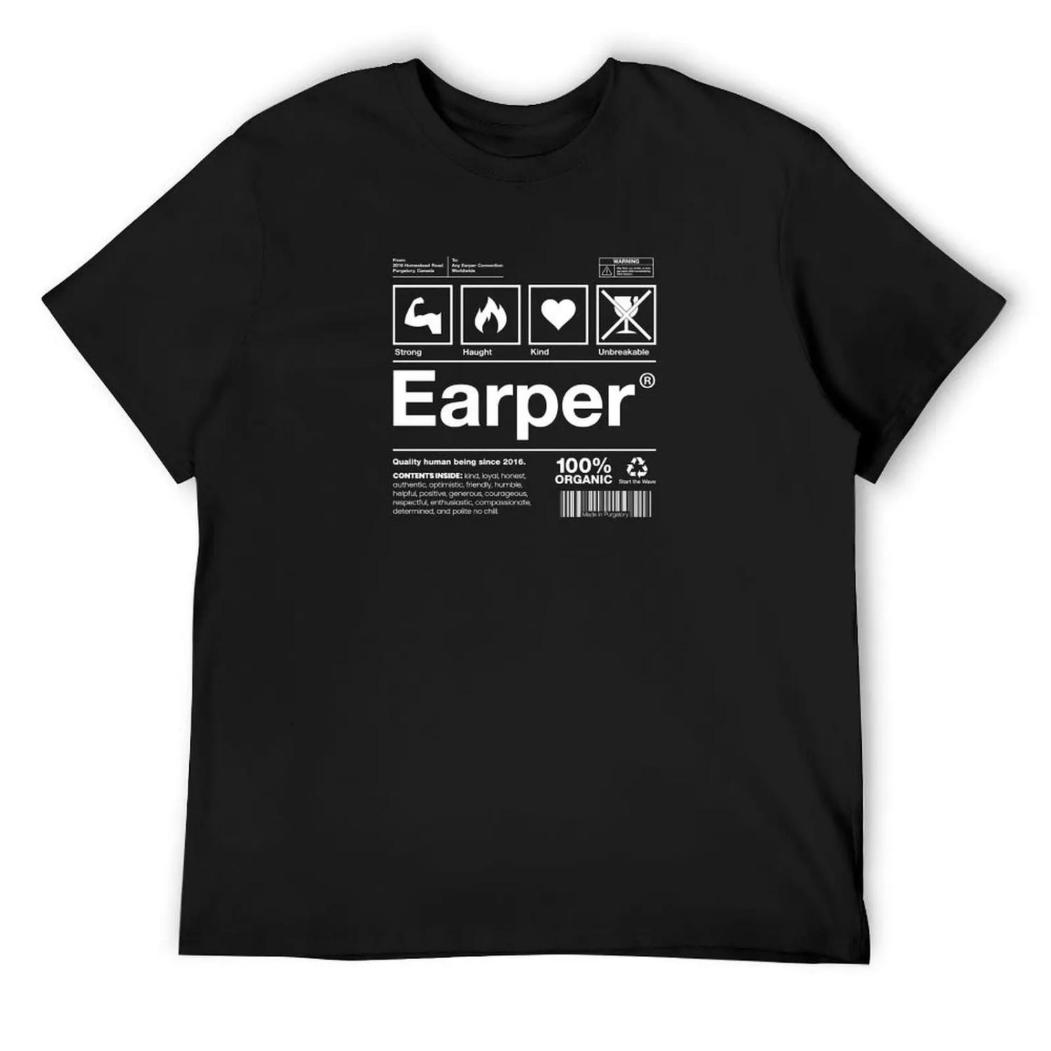 

Earper Shipping Label - Wynonna Earp T-Shirt korean fashion affliction shirts funny shirt cotton t shirts for men pack XXXXXL чорний