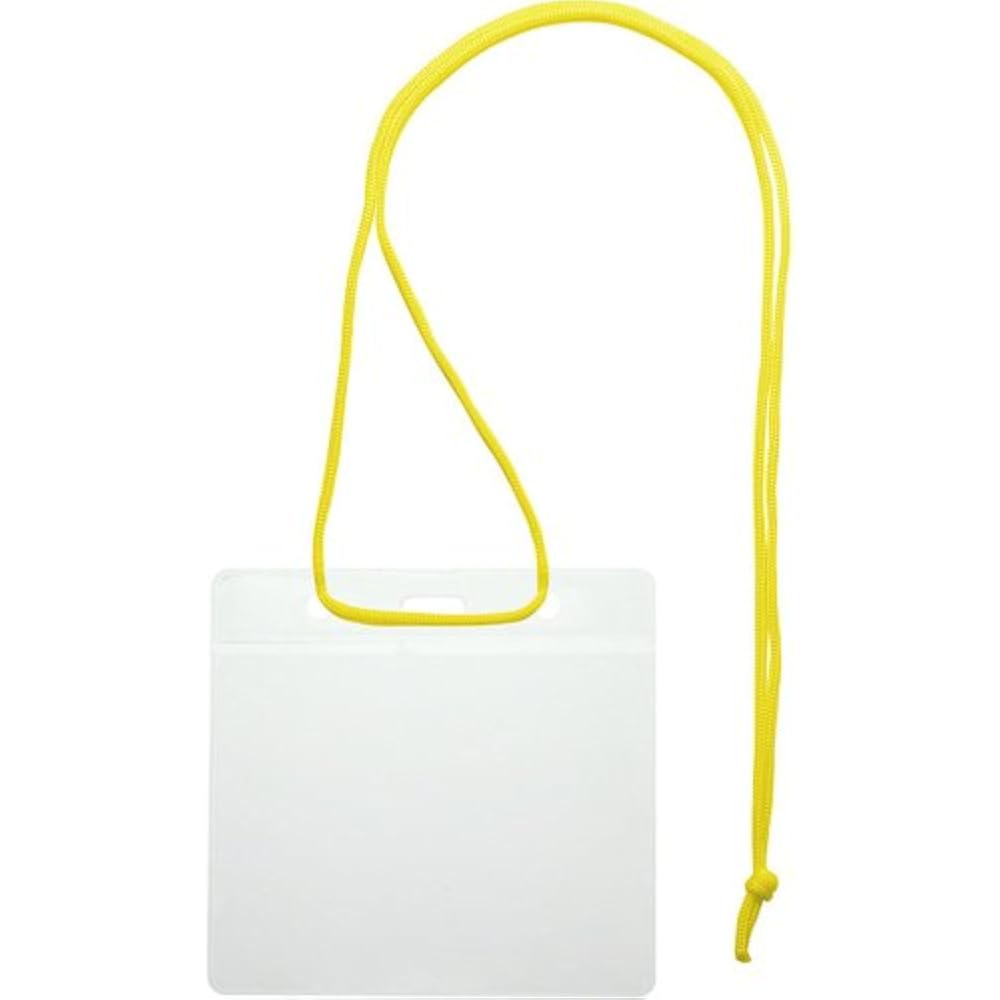 Sonic Name Tags Event Hanging Name Tags for Events, Pack of 50, Yellow, VN-343-Y