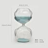 Scandinavian Modern Glass Hourglass 30-Minute Sand Timer  Artistic Desk Decor for Office Home Minimalist Gift Idea Sand Clock