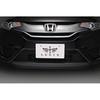 Carmate LUXIS Slim Front Number Plate LS401 (Luxis) Base, Black,