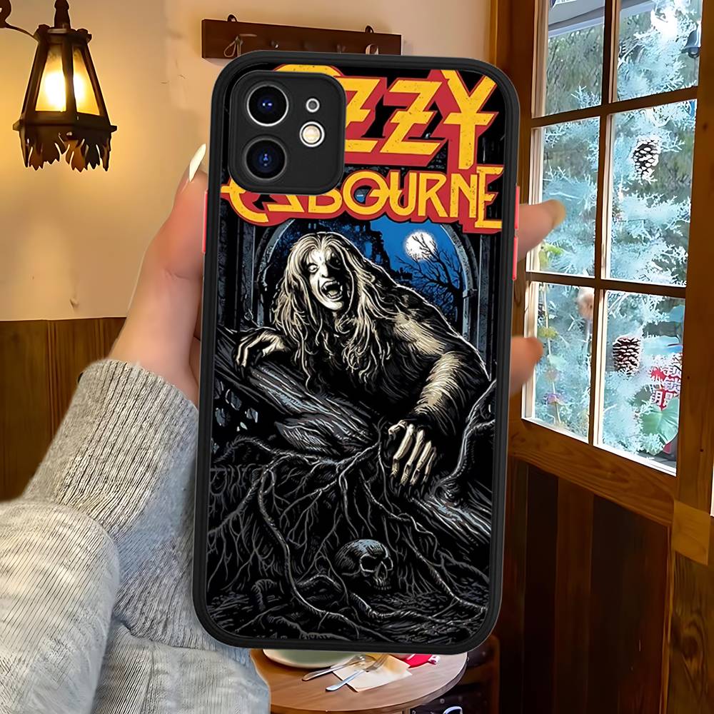 O-Ozzy Osbourne Band Phone Case For IPhone 16 15 14 Plus 15 13 12 11 Pro Max X XS MAX Matte Cover