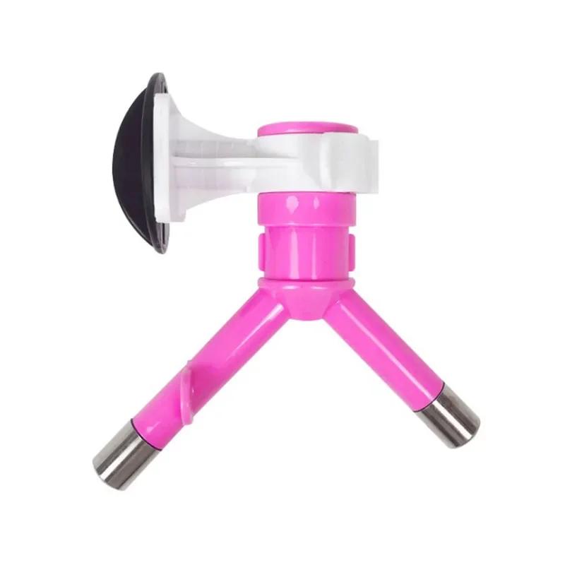 Sturdy Double Heads Ball Dog Feeder Pet Dog Water Bottle Bowl Pet Dog Bowl Water Feeder Dog Drinking Utensils Clip