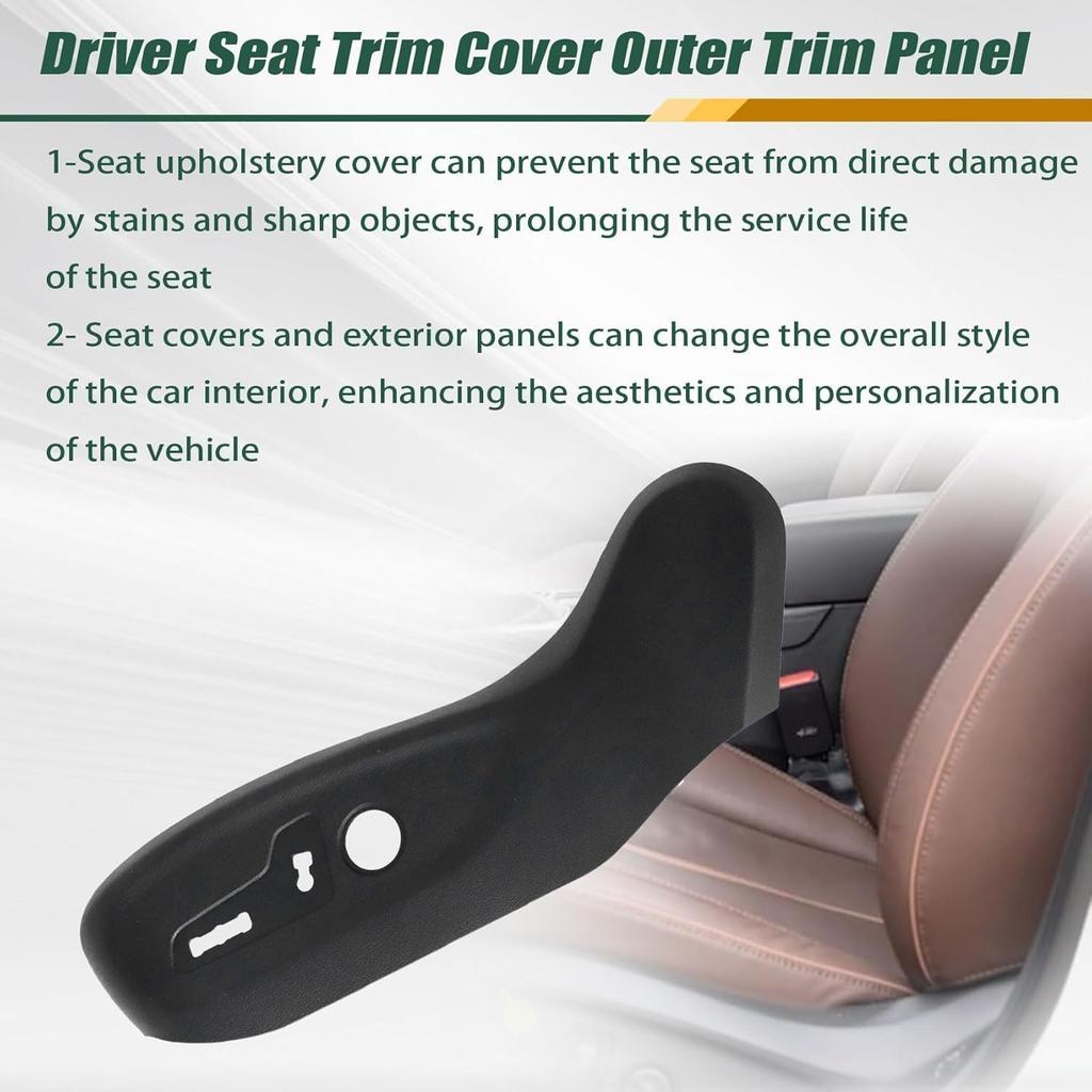 Priprilod Capa de Acabamento Externa do Painel da Porta do Motorista Esquerda Compatível Com Hyundai Sonata 2015 2016 2017 2018 2019# 88051-C2020-TRY