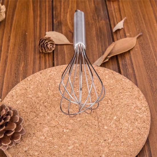 8/10/12 Inch Practical Egg Beater Multifunctional Easy Cleaning Balloon Wire Whisk Manual Egg Beater Mixer for Cooking