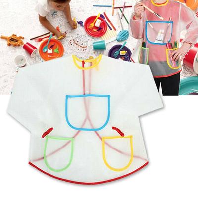 Delantal Impermeable de Manga Larga para Niños Pequeños, Niños, Niños, para Pintar, Cocinar, Bata Escolar