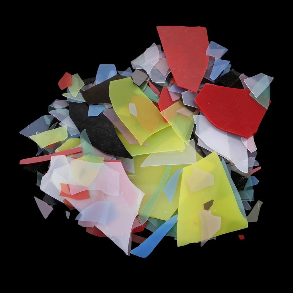140g Confetti Glass For Fusing - COE 90, Mixed Colors & Shapes, Great For Microwave Kiln, Jewelry, And Glass Art Projects