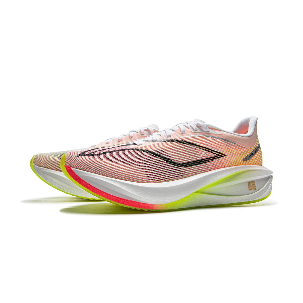 Li Ning Feidian 5 Challenger Scarpe da Running Ammortizzate con Tecnologia Ultraleggera Uomo Sneakers Rosa ARMV001-15