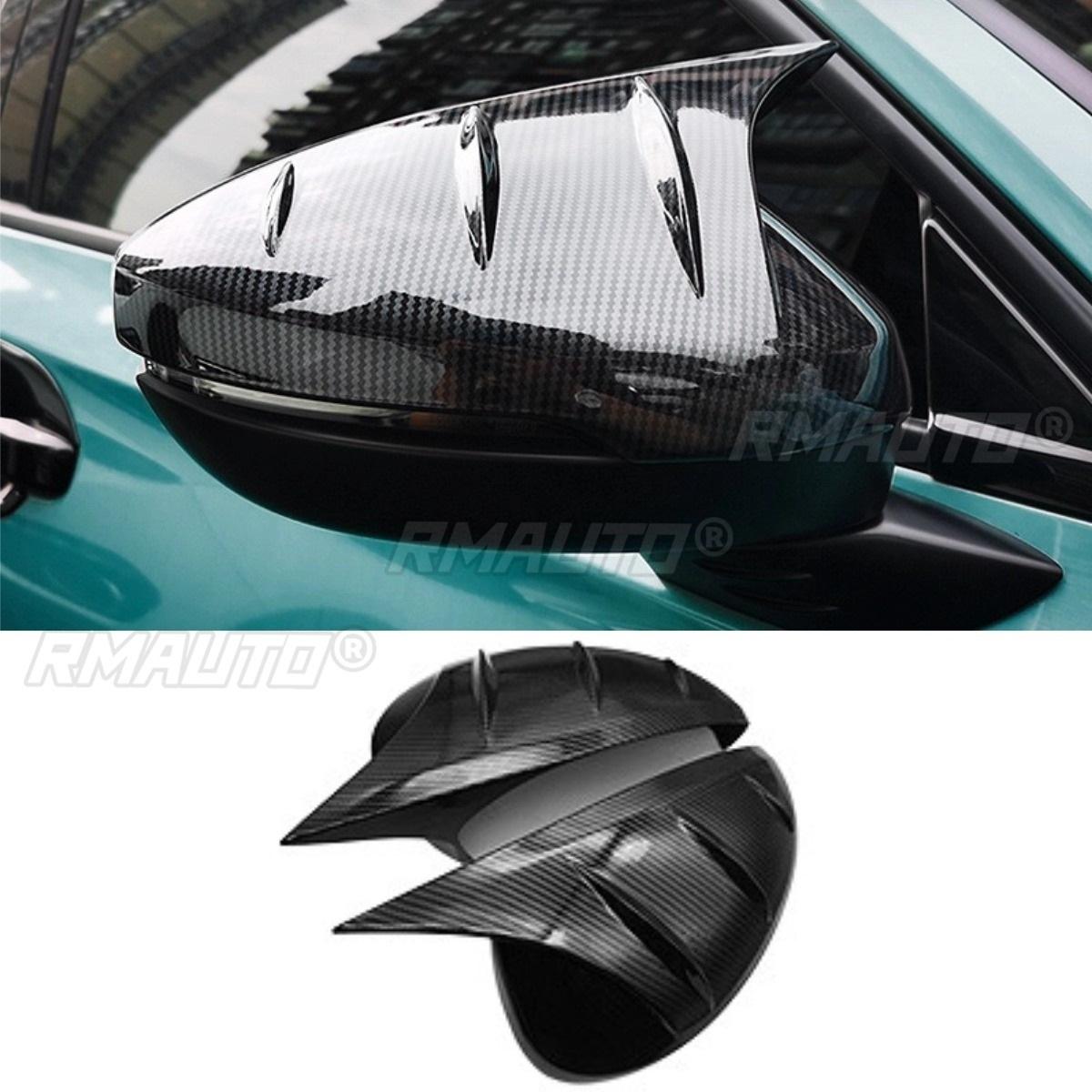 For Honda Civic 11th Generation Car Rearview Protect Side Mirror Cover Body Kit Rearview Mirror Cover Trim Car Accessories Carbon Look