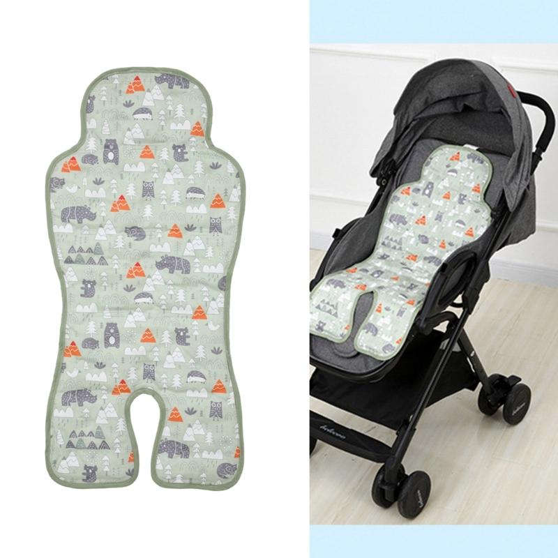 Infant Cooling Pad for Car Seats & Strollers Double  Sided Designs Strollers Cooling Cushions for Comfortable Summer Rides