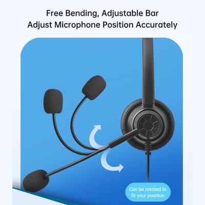 USB-Kabel-Computer-Headset mit Mikrofon Universal Office Call Center Einseitiger Kopfhörer