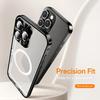 iPhone 16 Pro Max Magnetic Metal Frame Frosted Anti-drop Case