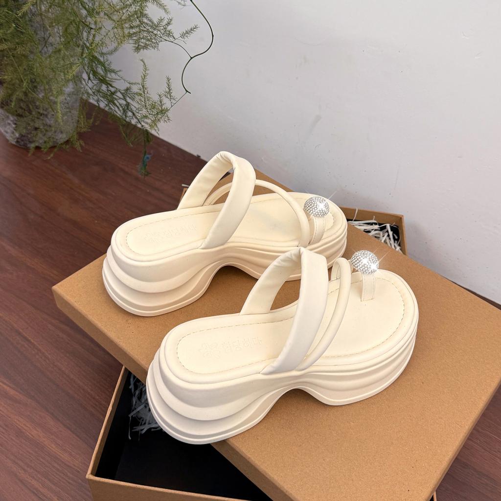 Fashion Women's Slippers Fashion Thick-soled Casual Sandals 2025 Summer New Beach Slippers for Women Platform Sandals Sandalias De Mujer