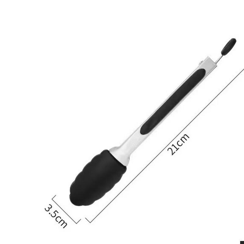 Silicone Tipped Stainless Steel Kitchen Food Tongs