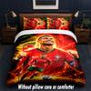 Cristiano Ronaldo Design Seng Sengetøjssæt 1 Dynebetræk + 2 Puder Cases Blødt Åndbart Husholdnings Sengetøj