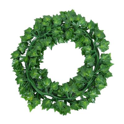 12er Pack 25 m Künstliche Efeu-Girlande Ranke Fake Grünpflanzen Hängende Pflanzen Girlande für Hochzeit Party Haus Garten Wanddekoration