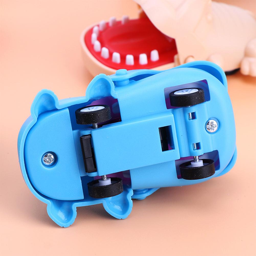 Pull  Back  Toy Cartoon Crocodile-shaped Bite Hand Toy Mini Pull Back Car Gift