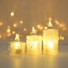 24Pcs LED Electronic Candle Safe Realistic Flameless Battery-powered Candle Light for Home Festival Decoration
