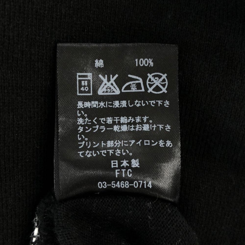 FTC made in Japan 7 minutes sleeve T-shirt S black Men's Used