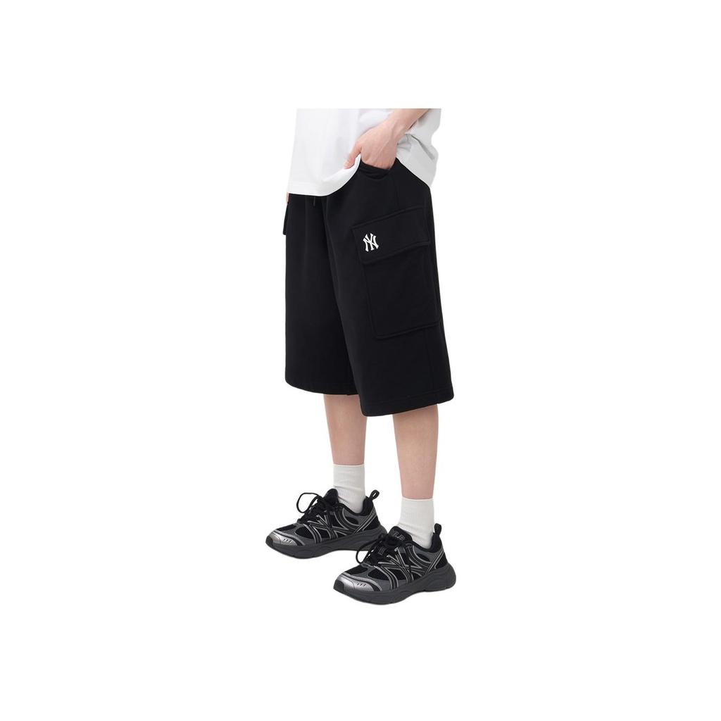 New MLB New York Yankees SS25 Cargo Shorts Unisex Black 3ASPB0453-50BKS