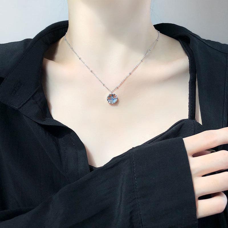 New Necklace for Women Fish Tear Foam Collarbone Chain for Students Japanese and Korean Simple Creative Fresh