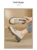 2025 Women's Korean Style Round Toe Loafers - Thick Sole, British College Style, Perfect with Skirts