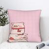 L-Lulu Schweinchen Kissenbezüge Morden Kissenbezug für Sofa Auto Heimdeko Grafik Kissenbezug
