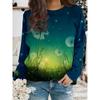 Dandelion Sweatshirt Cute Cat Flower 3D Printed Women's Casual Fashion Hooded Sweatshirt Long Sleeved Women's Pullover Top Women's Clothing