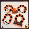 Halloween Cat Accessories Set Quickly Wearing Elastic Adjustable Soft Pet Necklace Dog Cat Collar Pets Holiday Playful Costumes