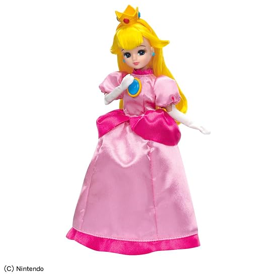 TAKARA TOMY Licca-chan Doll Super Mario Licca-chan Princess Peach Style Dress-up Pretend Play Toy Ag