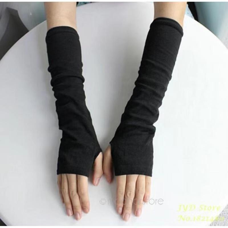 

FAITOLAGI модные женские зимние вязаные перчатки зимние грелки перчатки длинные перчатки без пальцев 1pc