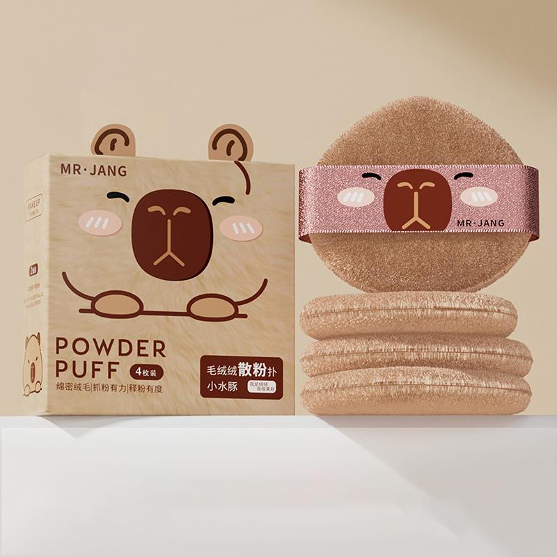 Cartoon Capybara Makeup Sponge Puff Makeup Concealer Super Soft Elastic Cotton Face Base Make Up Cosmetic Puff Beauty Tools