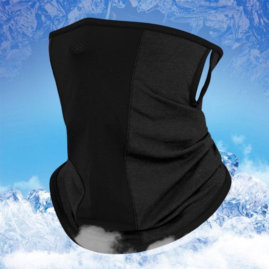 Summer Cycling Face Guard Neck Gaiter Windproof UV Protection Breathable Cooling Ice Silk Men Women Outdoor Bandana Neck Scarf Face Shield