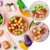 Mini Artificial Fruits Vegetables For Wedding Home Decoration DIY Crafts Chrismas Gifts Fake Fruit Apple Peach Orange Pear