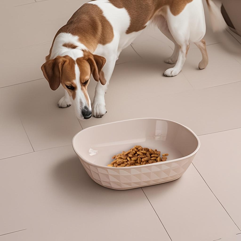 4 Stück Auslaufsichere Katzennäpfe Flache Weite Kitten-Schalen, Kunststoff Futter- & Wassernäpfe für Wohnungskatzen, Sichere & Stilvolle Accessoires