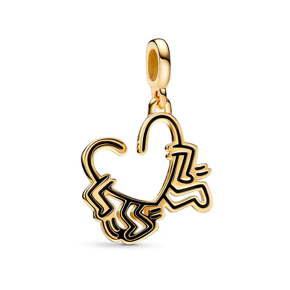 2023 Sterling Silber S925 Charme ME Herz Charm Loved Hoops Ohrring Anhänger Fit Original Armband Me Frauen Schmuck Geschenk