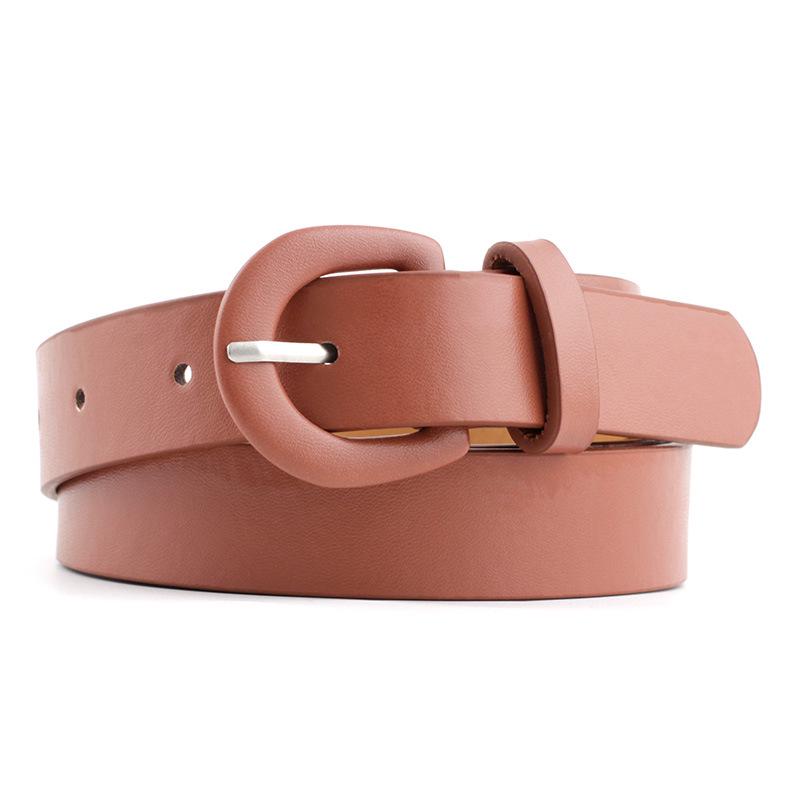 

Solid Color Pin Buckle Belt, Women S Decorative Jeans, Simple Casual Pants, Belt Women Length 107 Width 2.4 верблюд