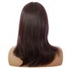 Ladies Dark Brown Wig Medium Long Wavy Wig Hair Synthetic Natural For Women Cosplay Heat Resistant Use Daily Wigs