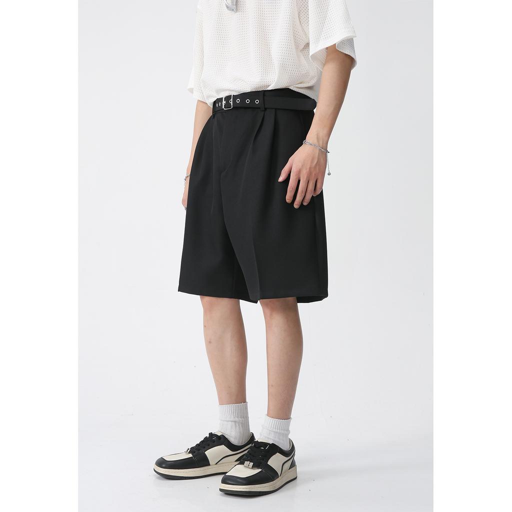 Men's Spring/Summer New Product Retro Loose Straight Mid Rise Casual Shorts