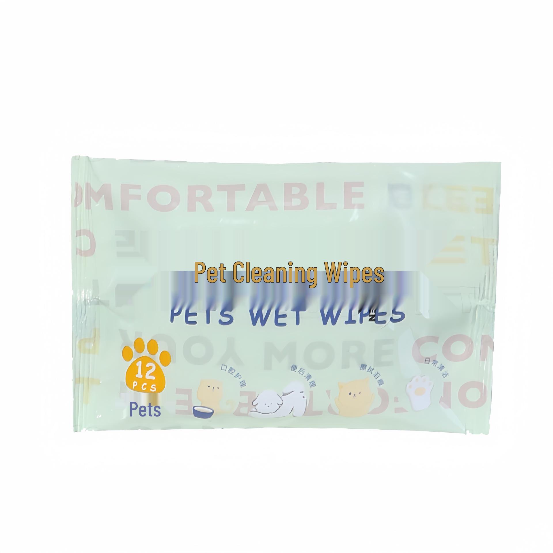 

Влажные салфетки для домашних животных (80 графов): Салфетки для очистки от слезных пятен и тела для кошек и собак, не требующие смывания