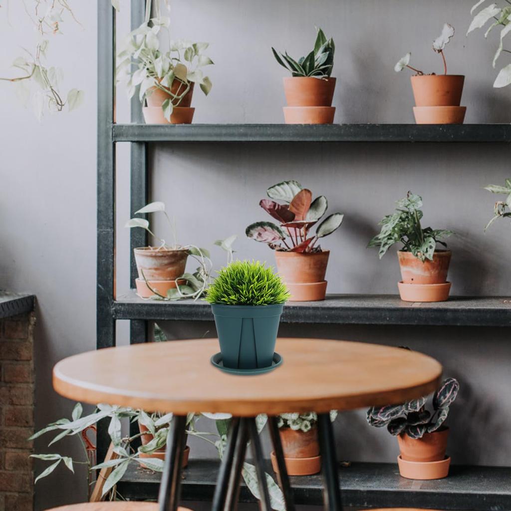 ledmomo Slit Rose Size Plastic Rooting Plastic Houseplant Pots with Guides Roots to the Bottom of the Prevents Root Set of 8 Pots, Pots, 4, Planter,