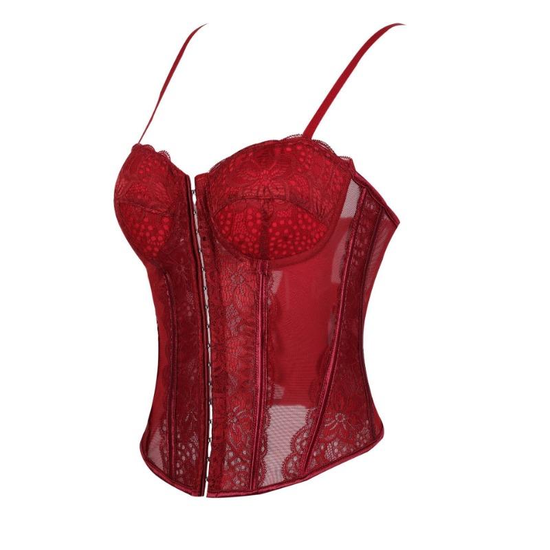 Women S Lace Boned Corset Top Slimming Shapewear For Evening Dress
